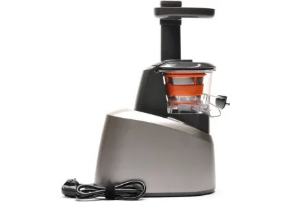 Соковыжималка Tefal шнековая 200Вт 0.8л пластик черно-серый