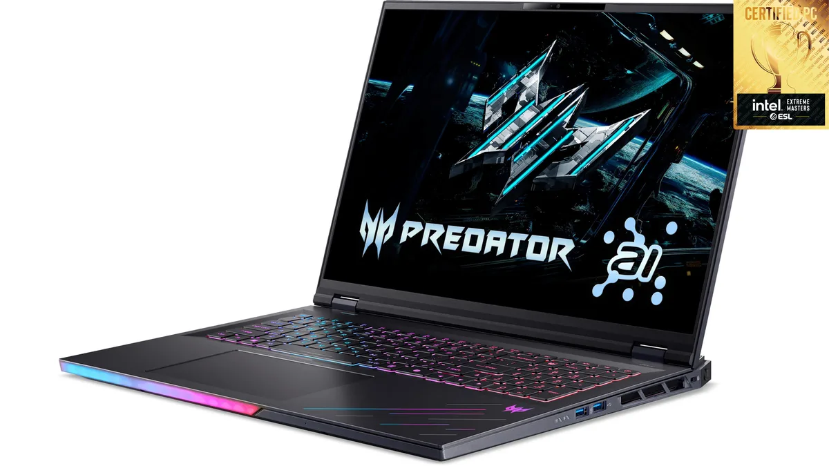 Ноутбук Acer игровой 18 IPS черный 64GB 2TB GeForce RTX 5080