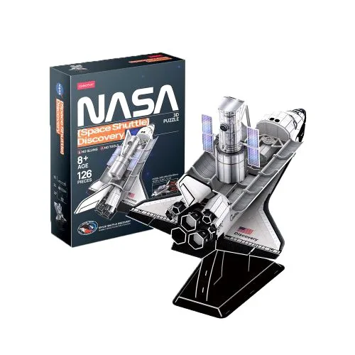 CubicFun Тривимірна головоломка-конструктор NASA Космічний шатл Дискавери 3D пазл для дітей та дорослих