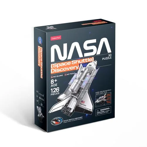 CubicFun Тривимірна головоломка-конструктор NASA Космічний шатл Дискавери 3D пазл для дітей та дорослих