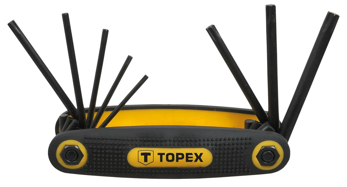 Ключі Torx TOPEX T9-T40 набір 8шт шестигранні ключі для домашніх майстрів інструменти для ремонту