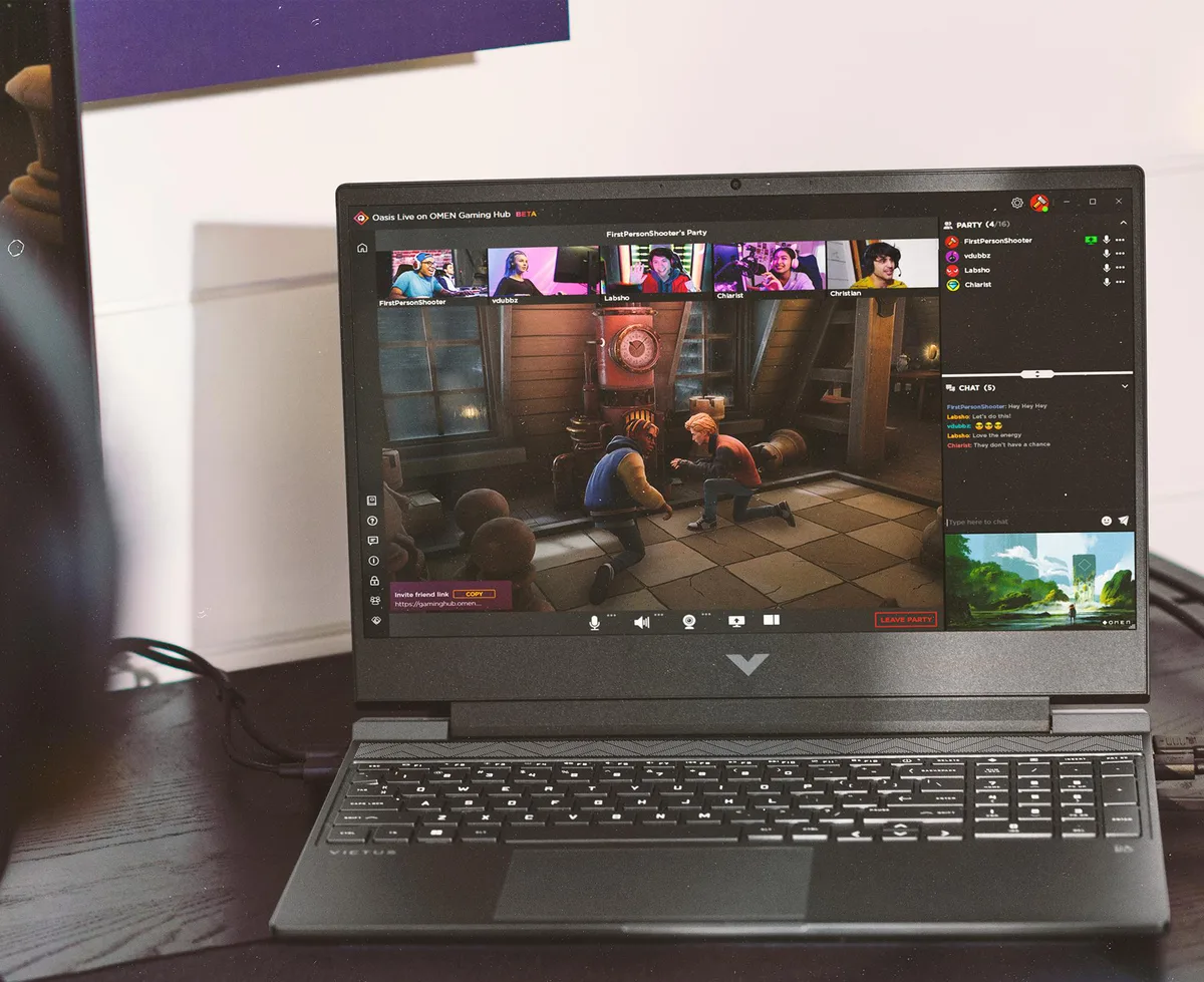 Ноутбук HP Victus 15.6" IPS FHD Intel i7 16GB SSD 1TB NVIDIA RTX 5050 сірий