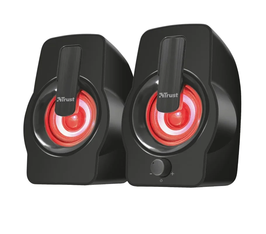 Акустическая система Trust Gemi 2.0, USB/AUX, RGB, черный