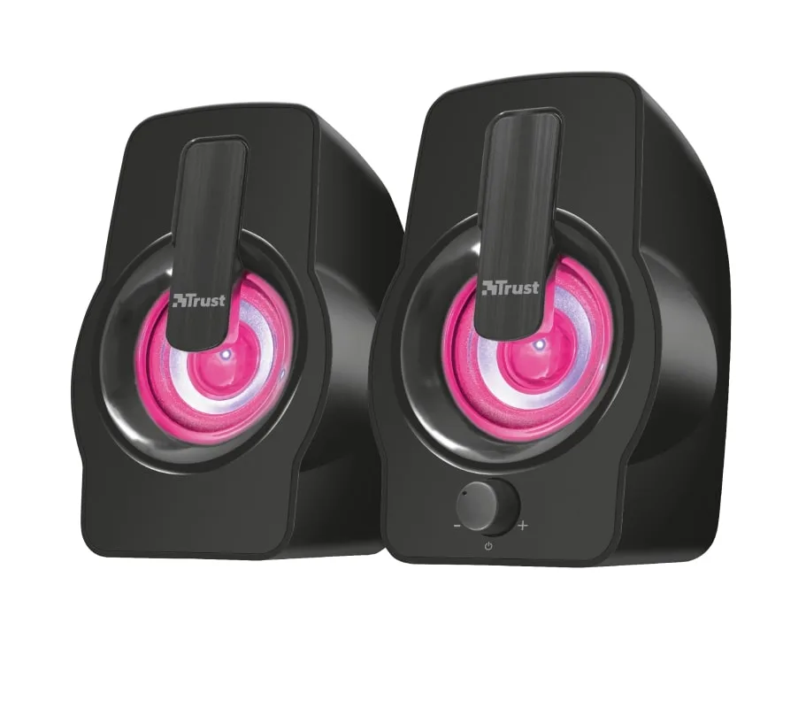 Акустическая система Trust Gemi 2.0, USB/AUX, RGB, черный