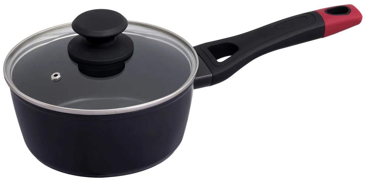 Ківш Pyrex алюмінієвий 1,6 л 18 см чорний з антипригарним покриттям