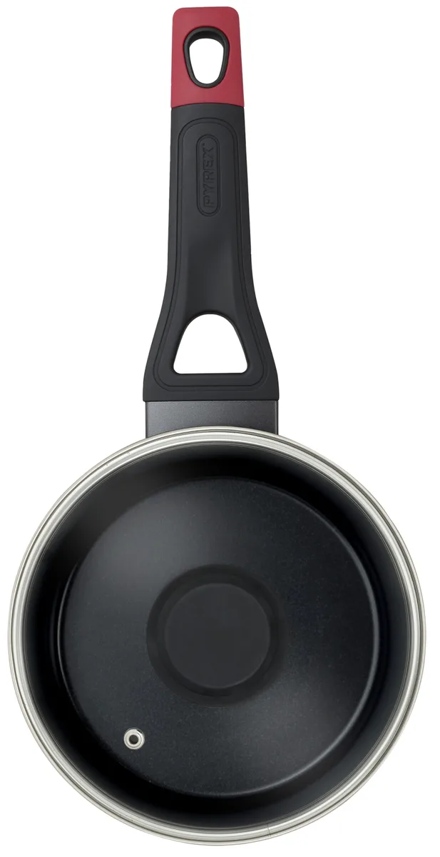 Ківш Pyrex алюмінієвий 1,6 л 18 см чорний з антипригарним покриттям