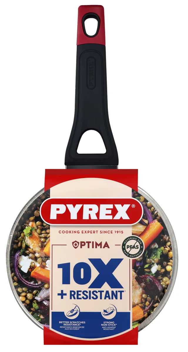 Ківш Pyrex алюмінієвий 1,6 л 18 см чорний з антипригарним покриттям
