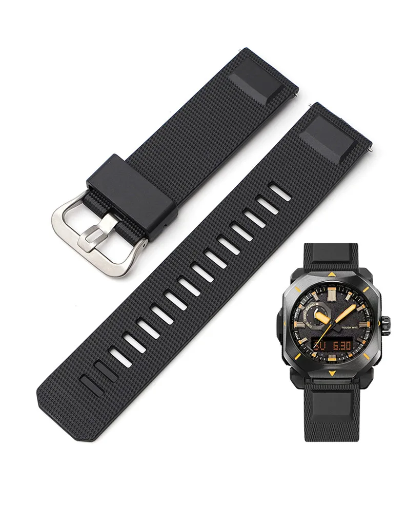Ремінець Casio Pro Trek полімер 20,5 см чорний