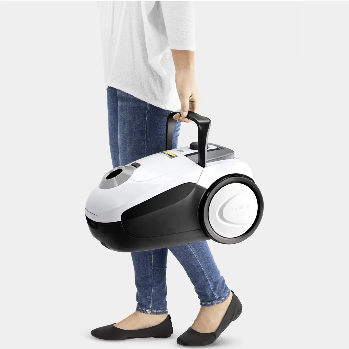 Пилосос Karcher мішковий VC 2.8, 700Вт, 2л, з фільтром НЕРА, білий.