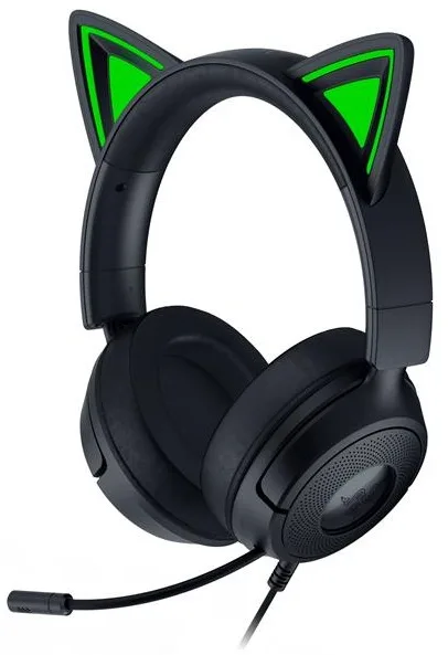 Гарнітура Razer дротова 40 мм чорна 1,3 м з котячими вушками