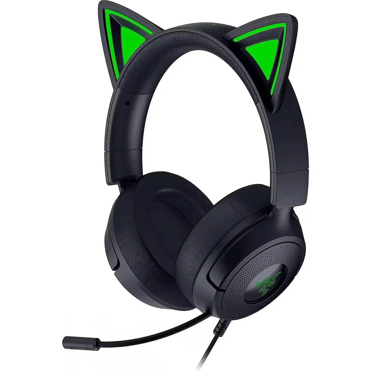 Гарнітура Razer дротова 40 мм чорна 1,3 м з котячими вушками