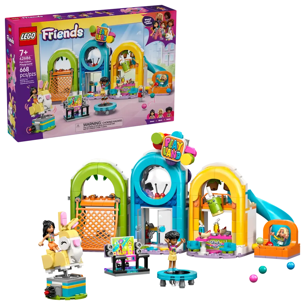 Конструктор LEGO Friends Веселий критий ігровий майданчик