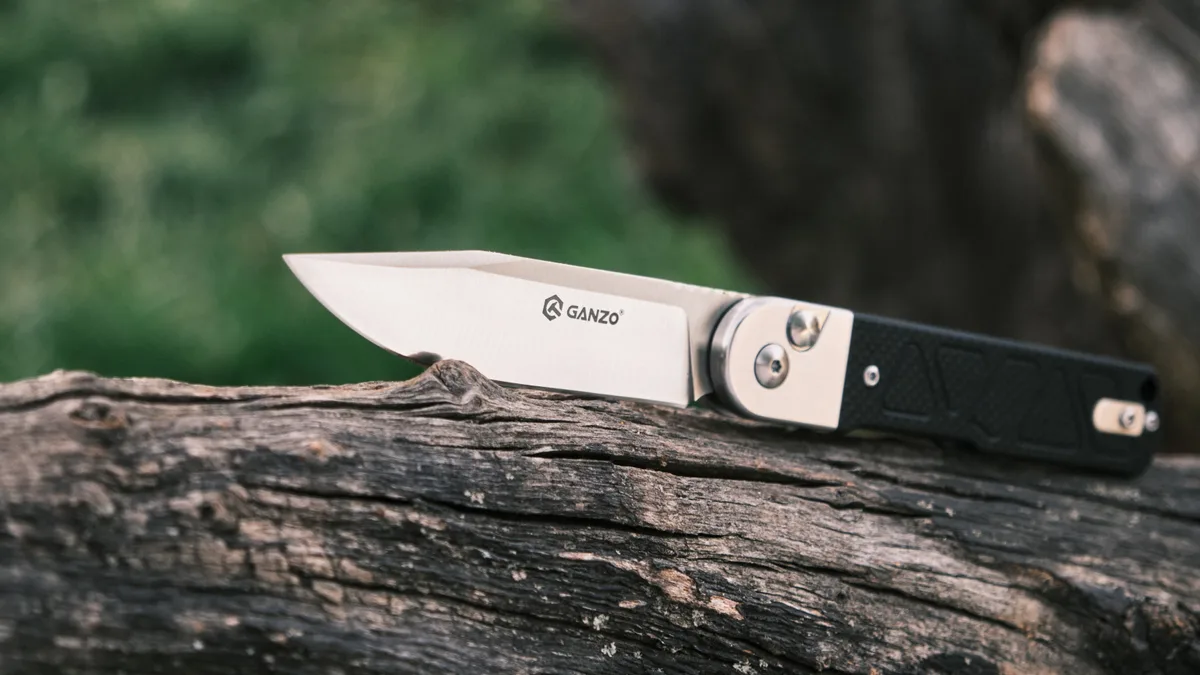 Складаний ніж Ganzo 87 мм 9CR14 чорний