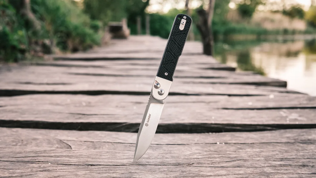 Складаний ніж Ganzo 87 мм 9CR14 чорний