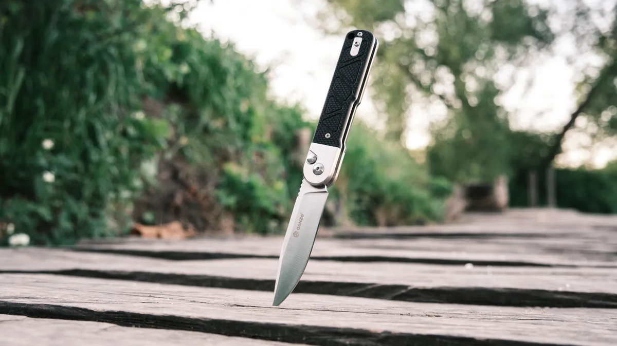 Складаний ніж Ganzo 87 мм 9CR14 чорний