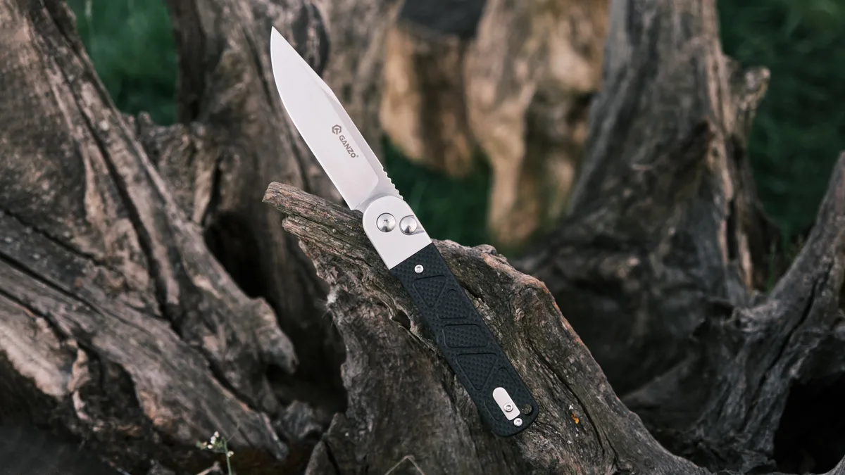 Складаний ніж Ganzo 87 мм 9CR14 чорний