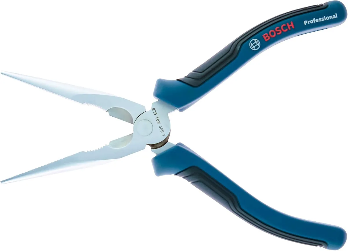 Набір комбінованих плоскогубців Bosch Professional, подовжених, бокорізів, 3 шт.
