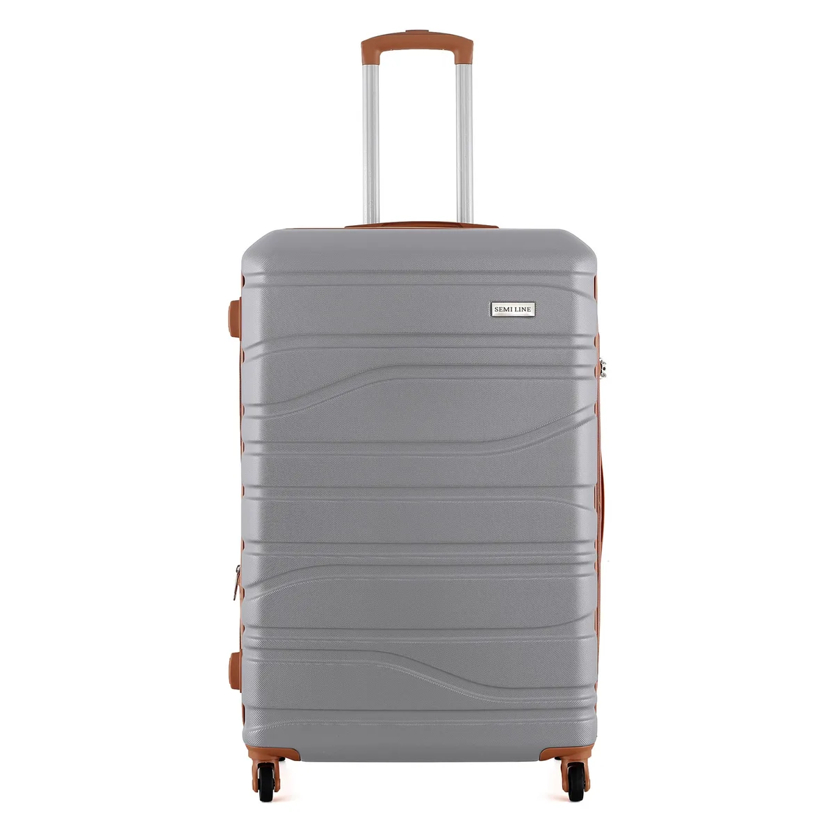 Валіза ABS 28" Світло-сіра Гігант 101 л