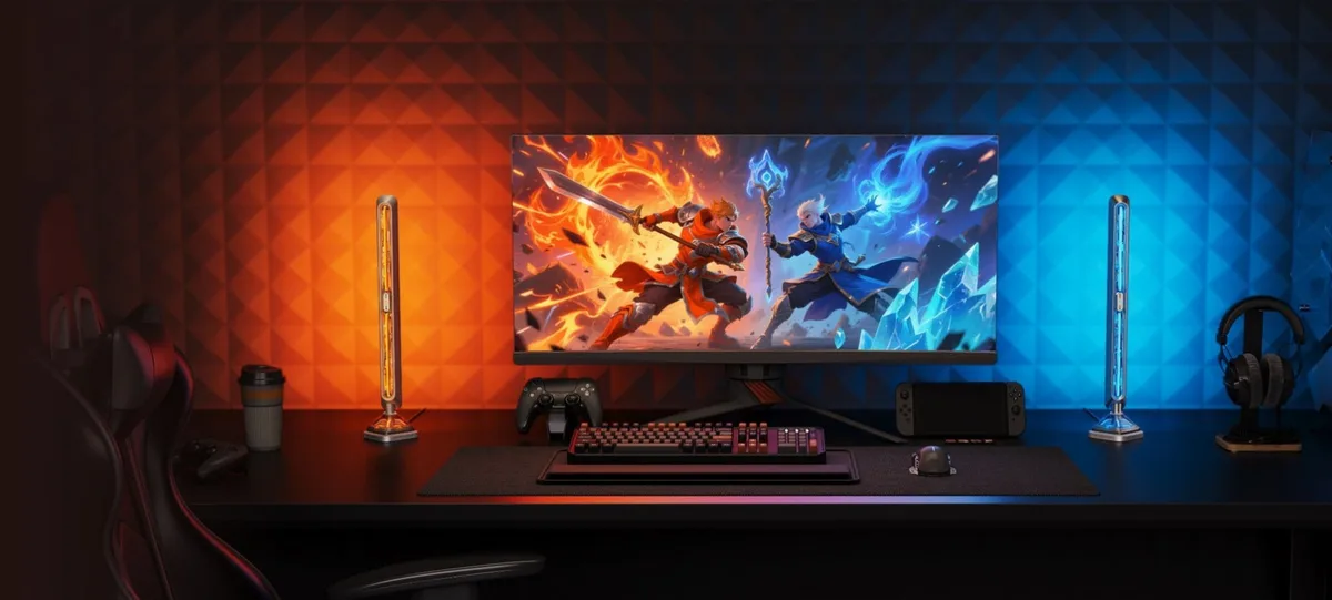 Набір адаптивного підсвічування Govee H6048 Govee Gaming Light Bars Pro, RGBIC, WI-FI/Bluetooth, чорний