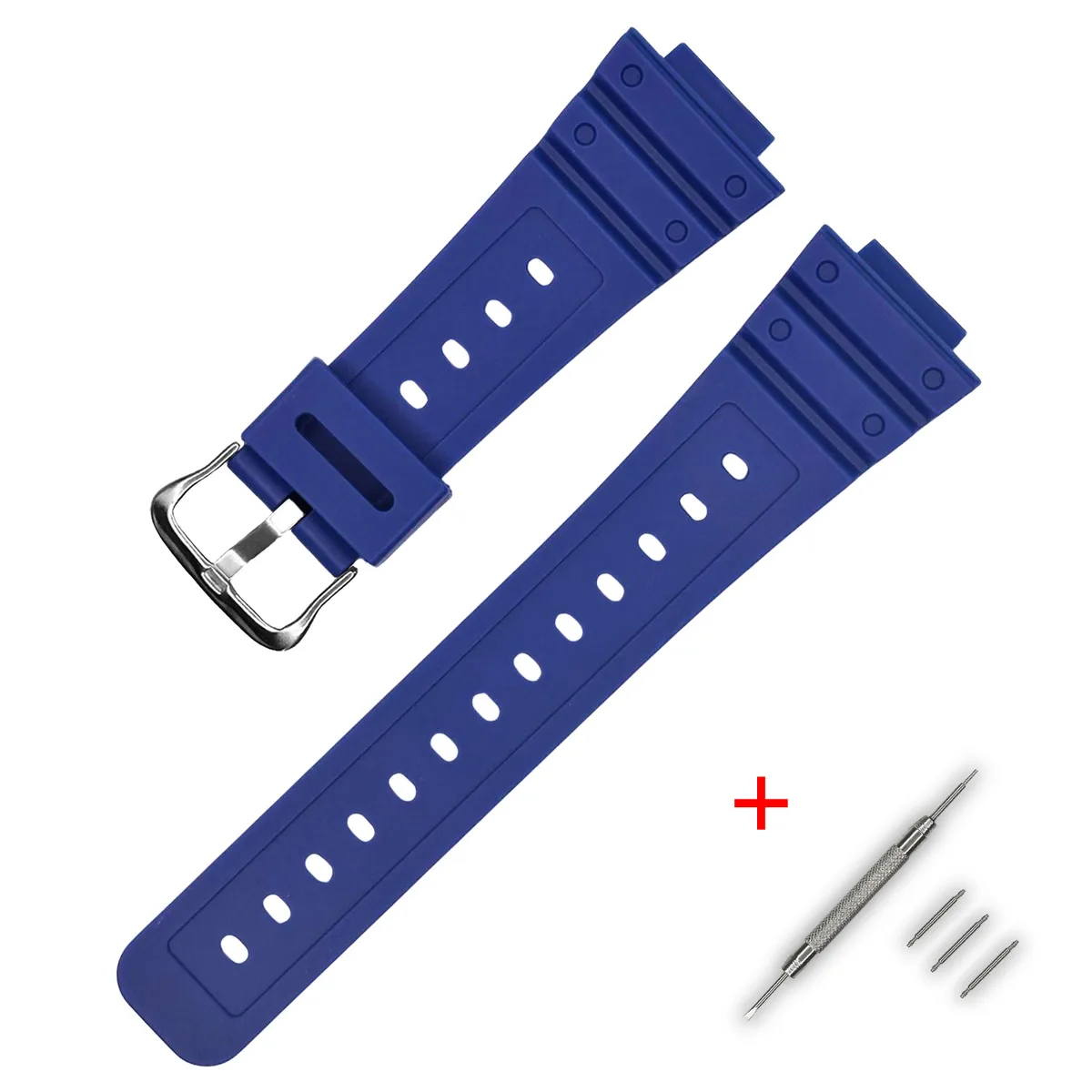 Ремінець Casio полімер 20 см синій