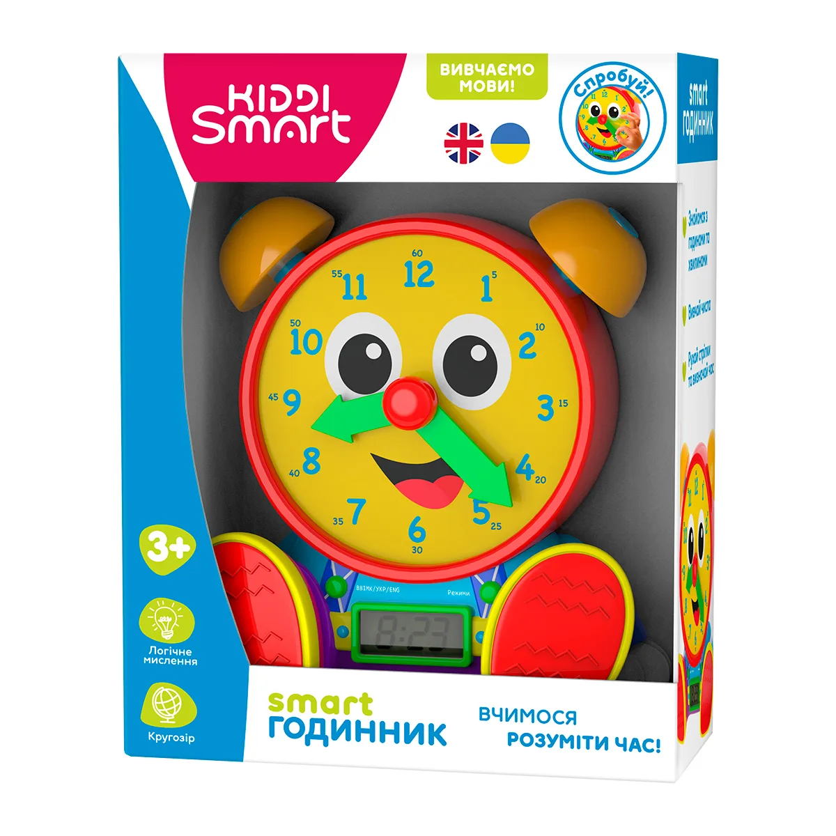 Інтерактивна двомовна іграшка KIDDI SMART пластик 19х9х19 см