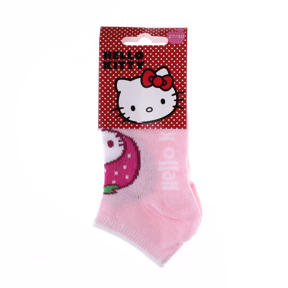 Шкарпетки Hello Kitty 57% бавовна 27-30 рожеві