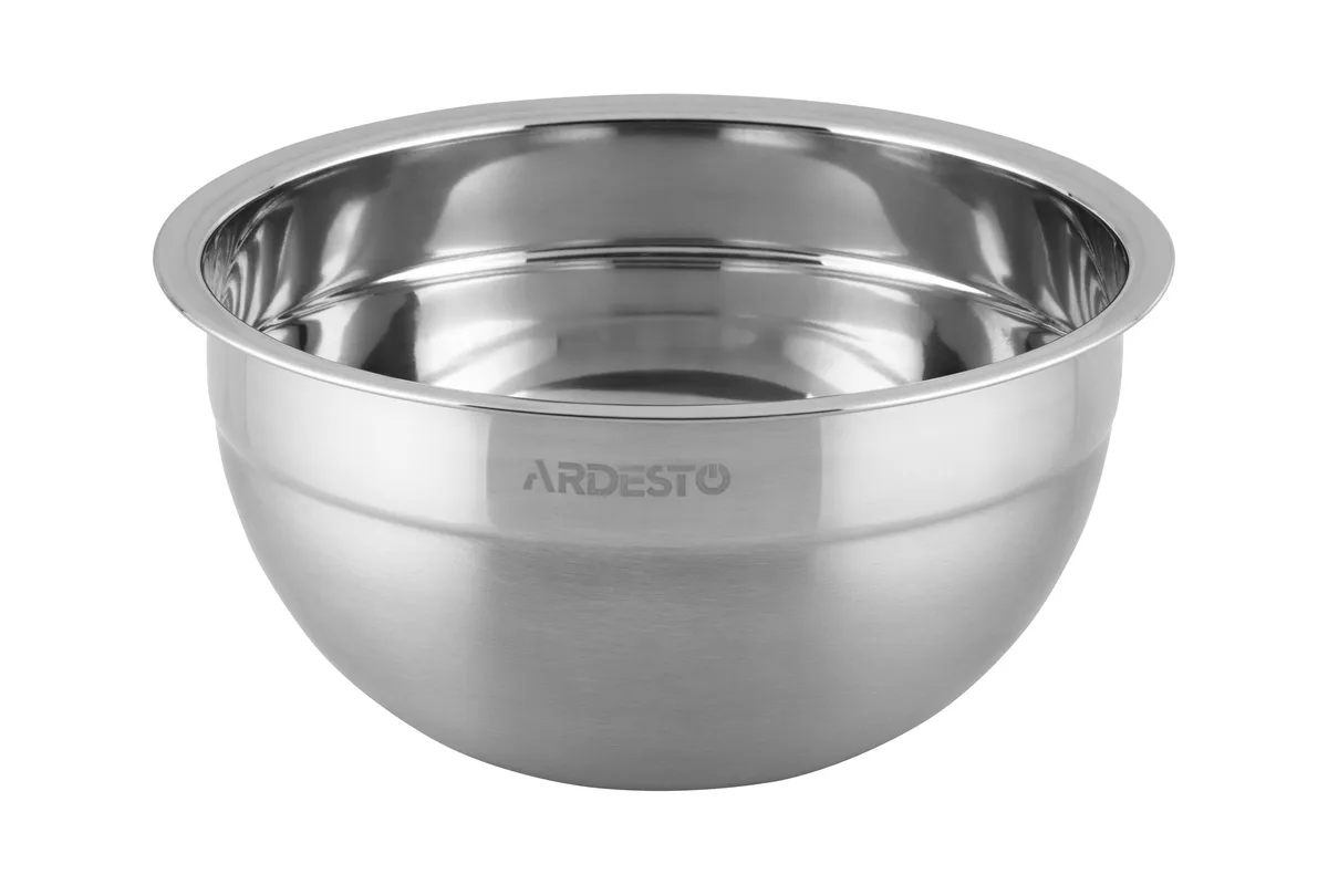 Миска ARDESTO Gemini, 22 см, 2.5 л, з нержавіючої сталі.