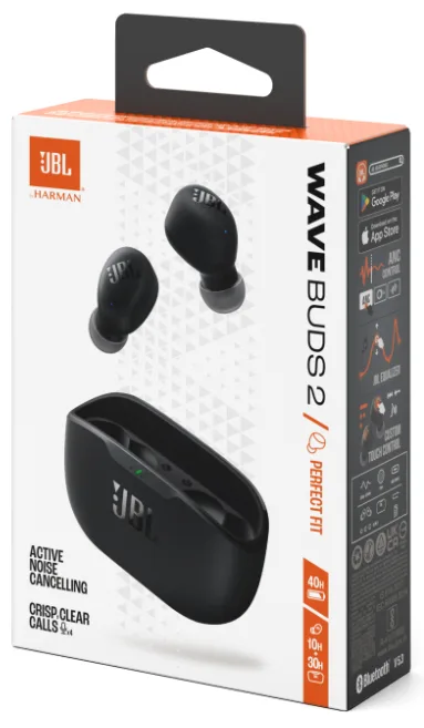 Гарнітура JBL вакуумні бездротові чорні