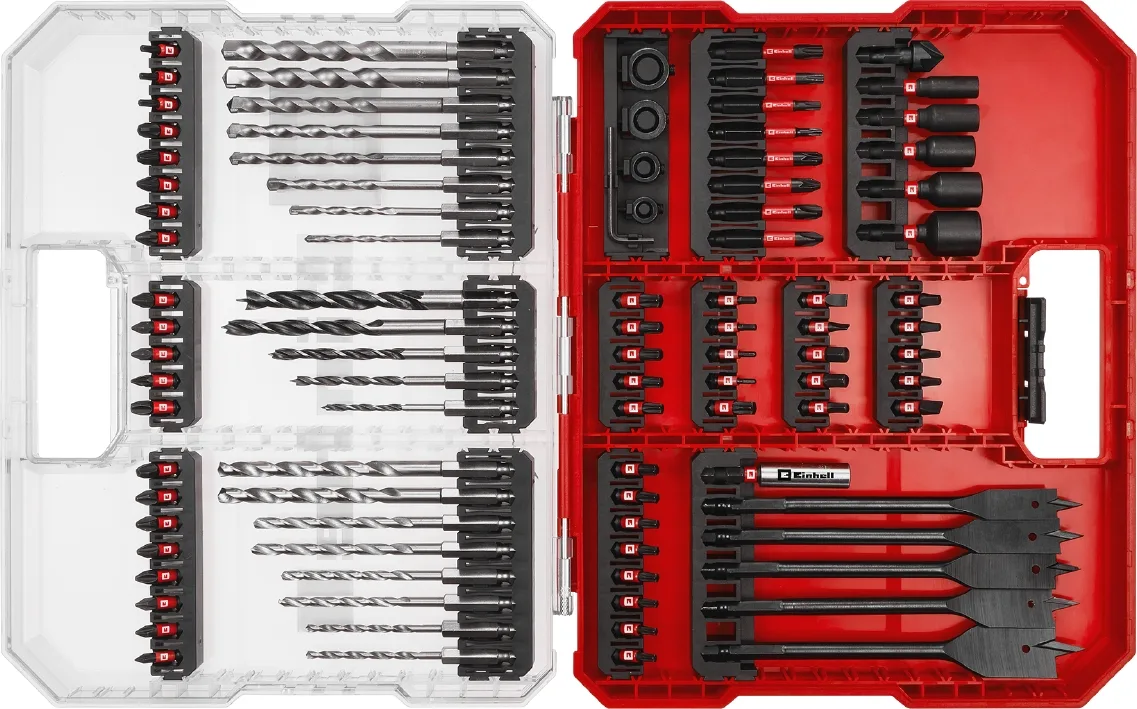 Комплект свердел та ударних біт Einhell XL-Box 95 шт 1.5 кг