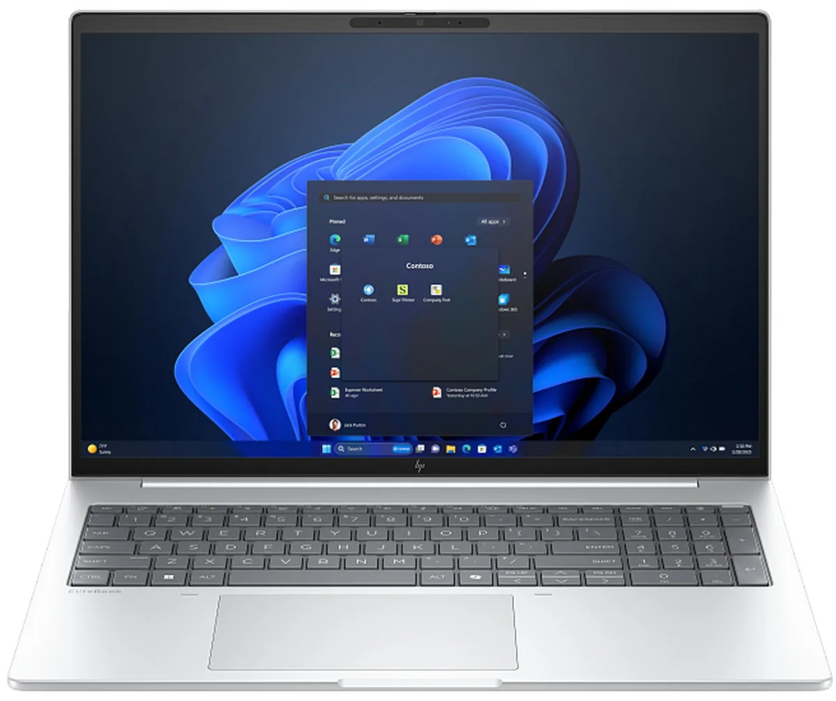 Ноутбук HP EliteBook 8-G1i 16" WUXGA IPS AG, Intel U5-225H, 16GB, F512GB, UMA, Win11P, серебристый.