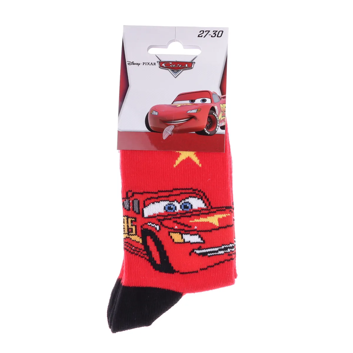 Шкарпетки CARS бавовна 31-34 червоні