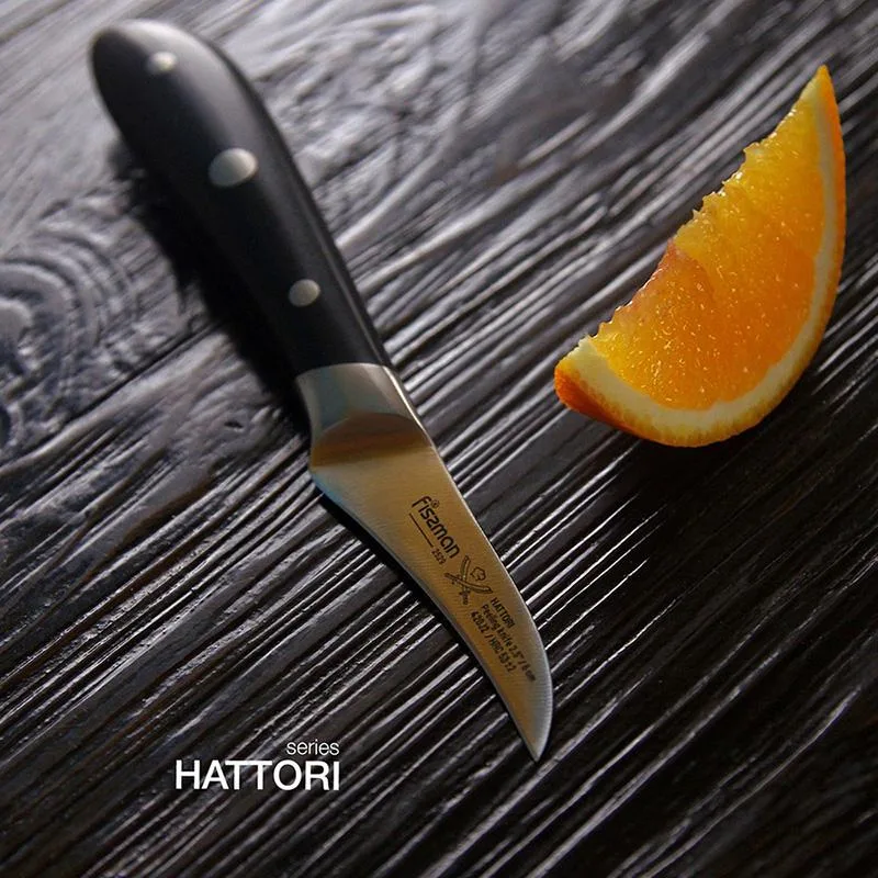 Ніж для чищення овочів Fissman Hattori 6 см з нержавіючої сталі
