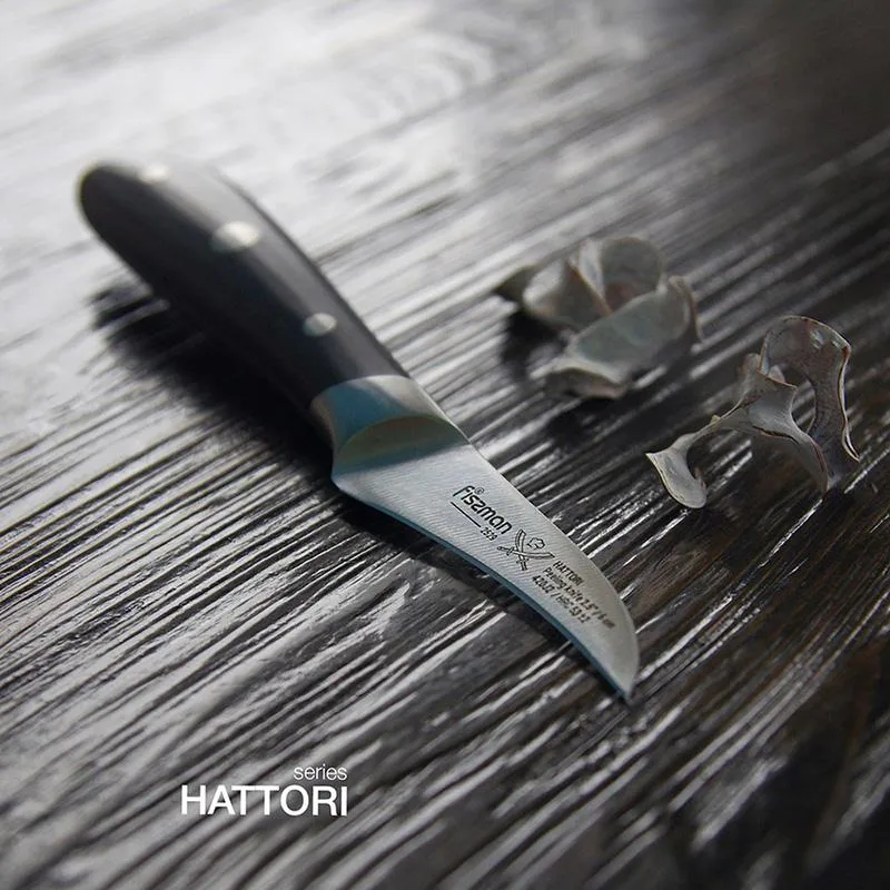 Ніж для чищення овочів Fissman Hattori 6 см з нержавіючої сталі