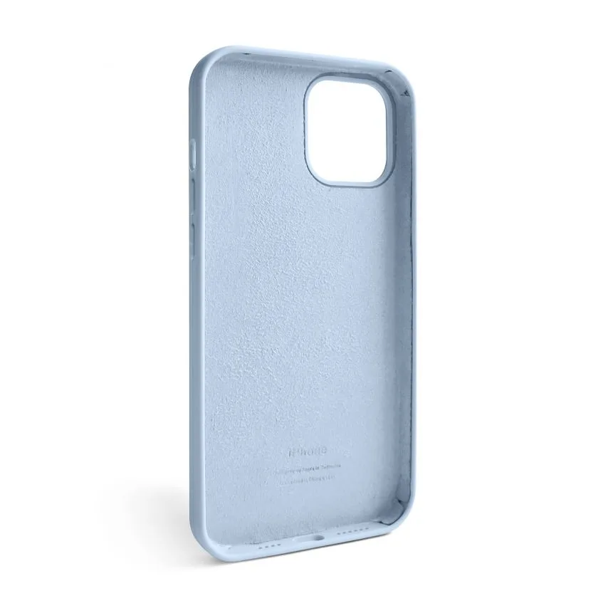 Чохол Silicone Case для iPhone 12 Pro Max силіконовий блакитний