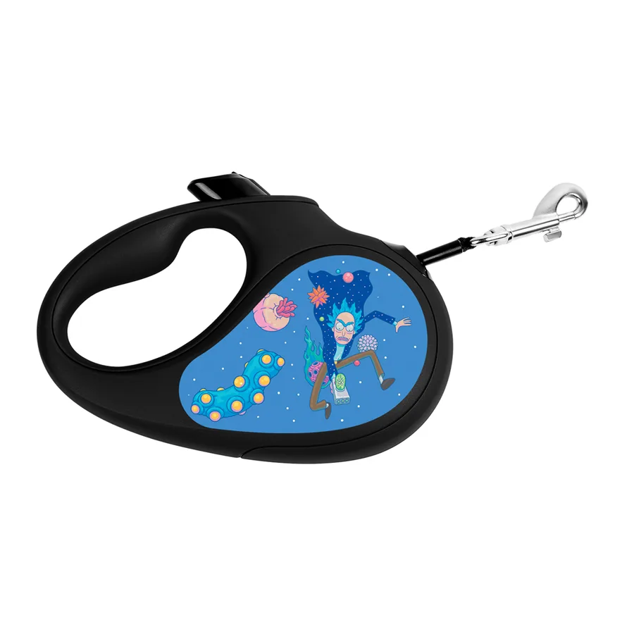 Повідець-рулетка WAUDOG R-leash L 500 см пластик чорний Рік та Морті 3