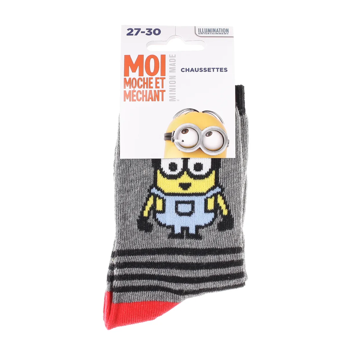 Шкарпетки MINIONS бавовна 31-34 сірий дитячі