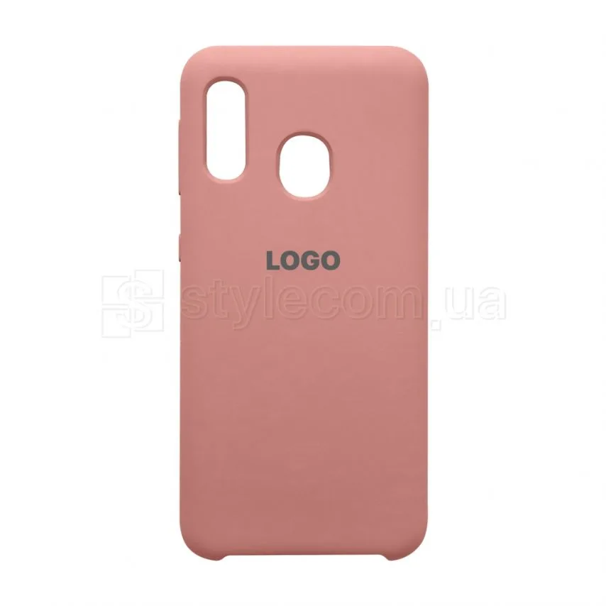Чохол Silicone для Samsung силіконовий рожевий