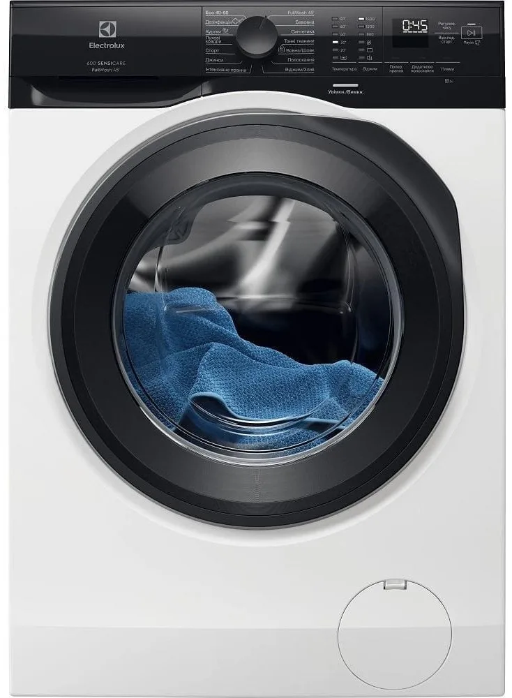 Пральна машина Electrolux фронтальна 9кг 1400 об/хв біла з інвертором