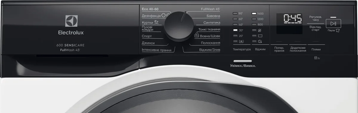 Стиральная машина Electrolux фронтальная 9кг 1400 об/мин белая с инвертором