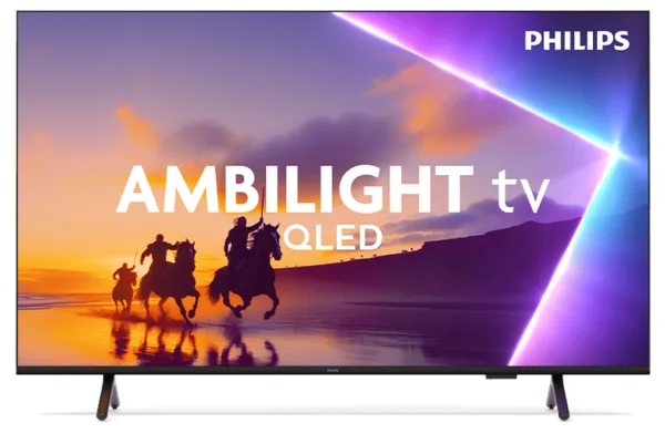 LED телевізор Philips QLED 75 дюймів Чорний 4K UHD Ambilight