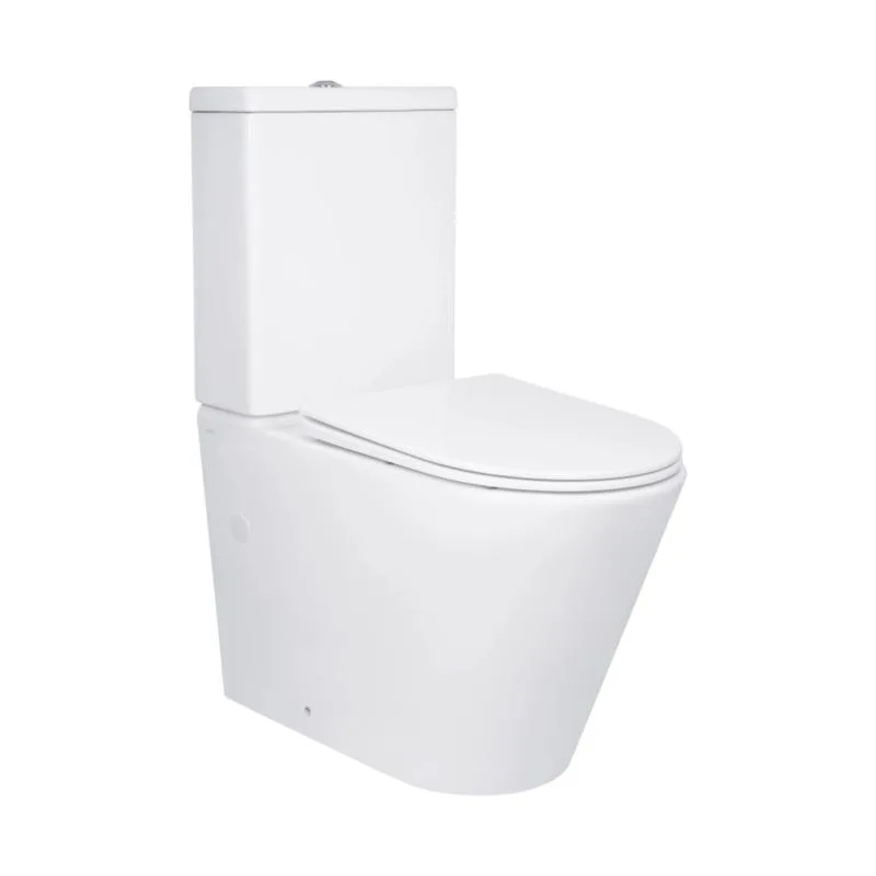 Унітаз підлоговий Qtap Swan Eco Ultra Quiet безобідковий кераміка 640x360x835 мм білий