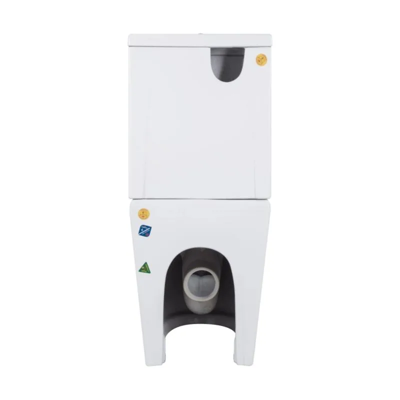 Унитаз напольный Qtap Swan Eco Ultra Quiet безободковый керамика 640x360x835 мм белый