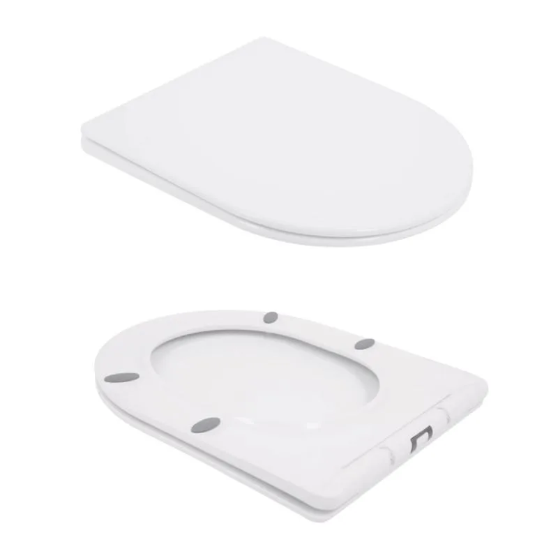 Унитаз напольный Qtap Swan Eco Ultra Quiet безободковый керамика 640x360x835 мм белый