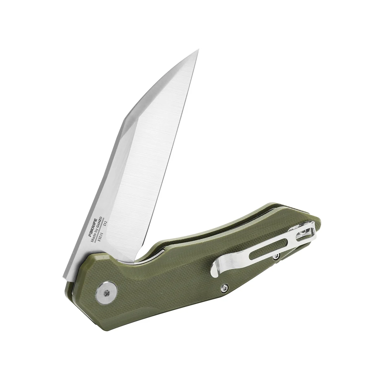 Ніж складаний Firebird D2 86 мм зелений G10