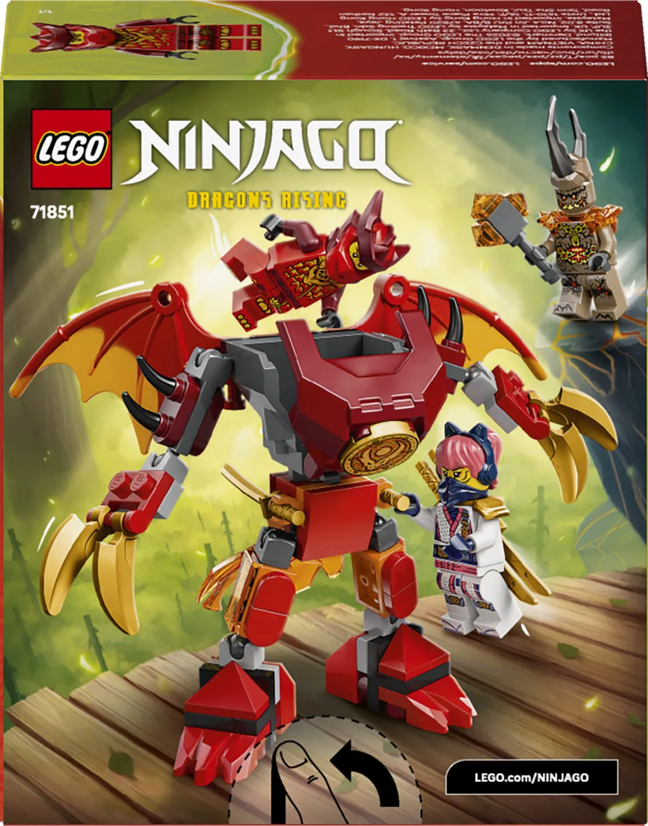 Конструктор LEGO Ninjago Бойовий набір робота Дракона Кая