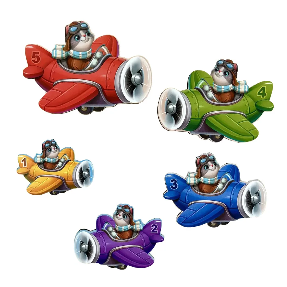 Дерев'яний дитячий сортер Ubumblebees 32х11,5 см багатоколірний
