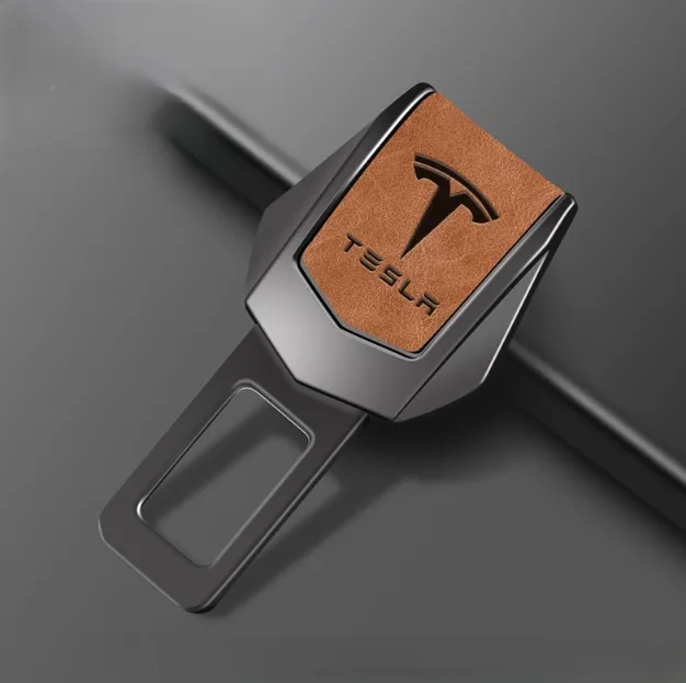 Заглушка для ремня безопасности металлический элемент для Toyota BMW Audi Mazda Volkswagen Tesla 5х3 см
