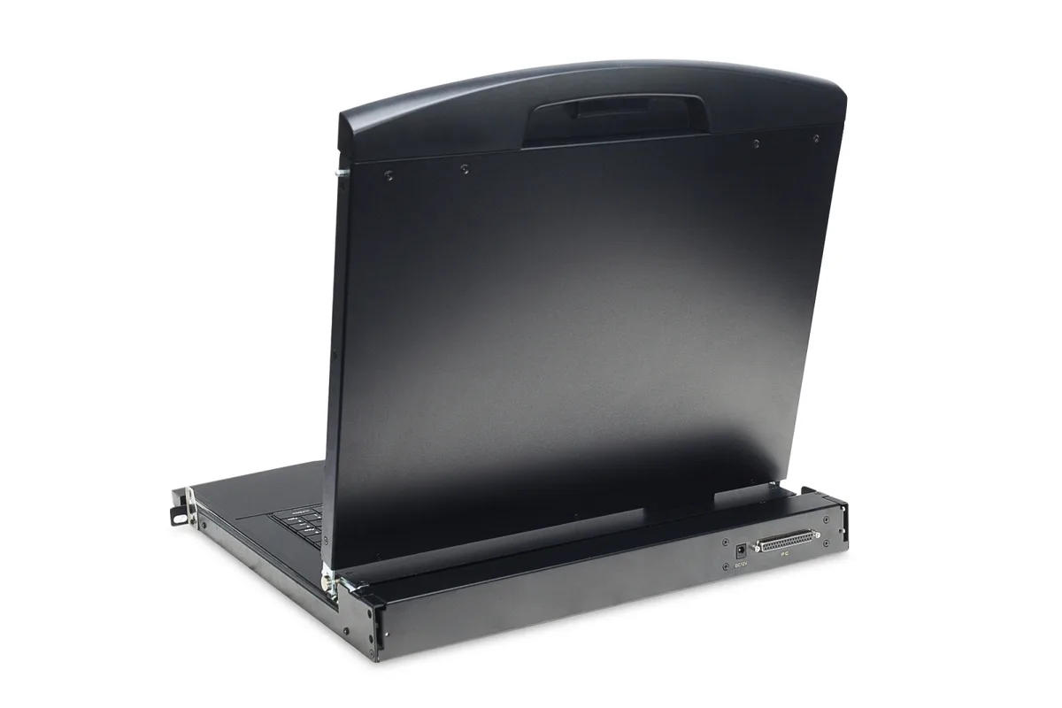 Консоль DIGITUS Modular 19" TFT, 8 port KVM, US keyboard, RAL 9005