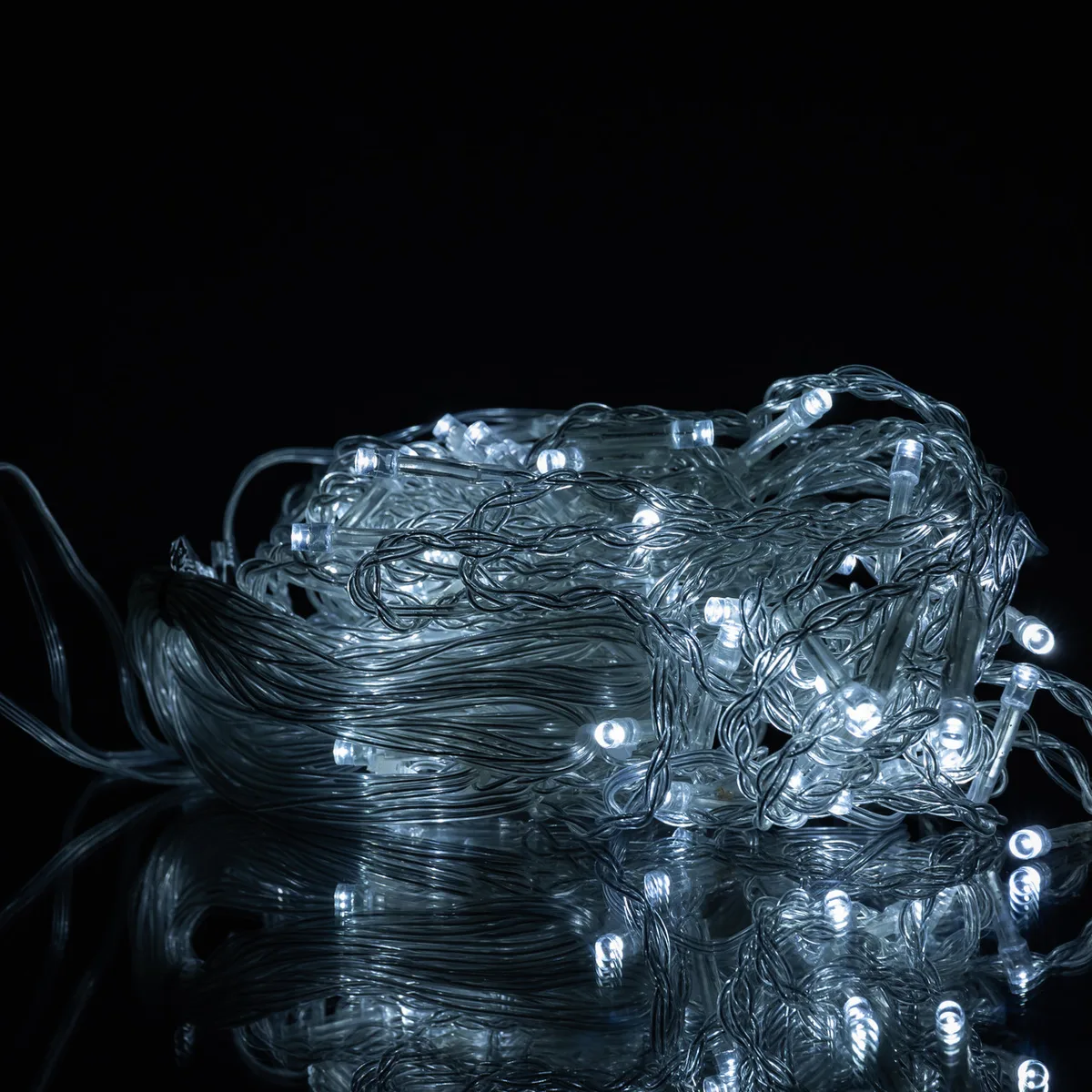 Новорічна гірлянда ПВХ 1,5х1,5 м 64 LED Білий