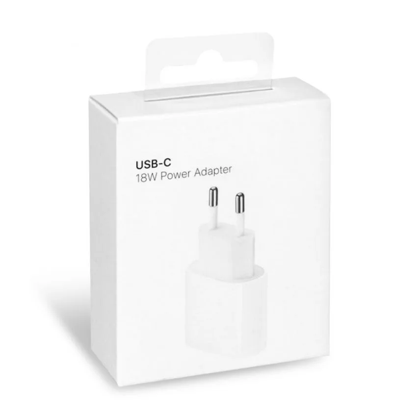 Сетевой зарядный устройство Apple адаптер Type-C 18W пластик белый